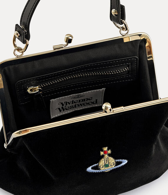 Vivienne Westwood Granny Frame Purse Black | 786390NSV