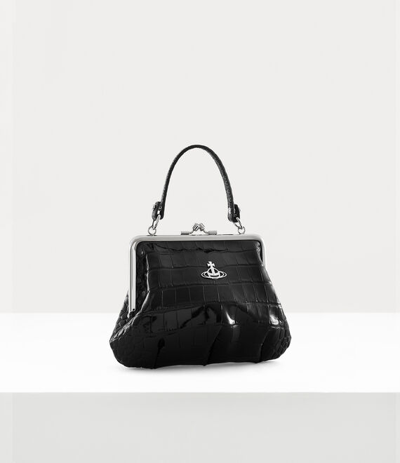 Vivienne Westwood Granny Frame Purse Black | 234715WTL