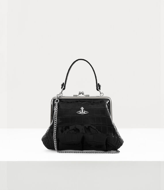 Vivienne Westwood Granny Frame Purse Black | 234715WTL