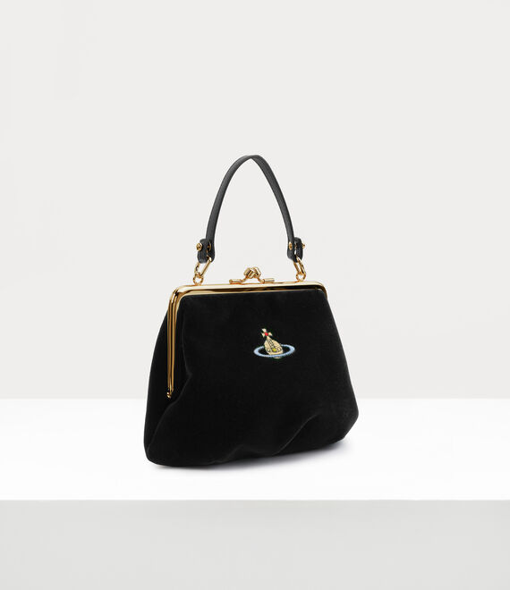 Vivienne Westwood Granny Frame Purse Black | 654273EXH