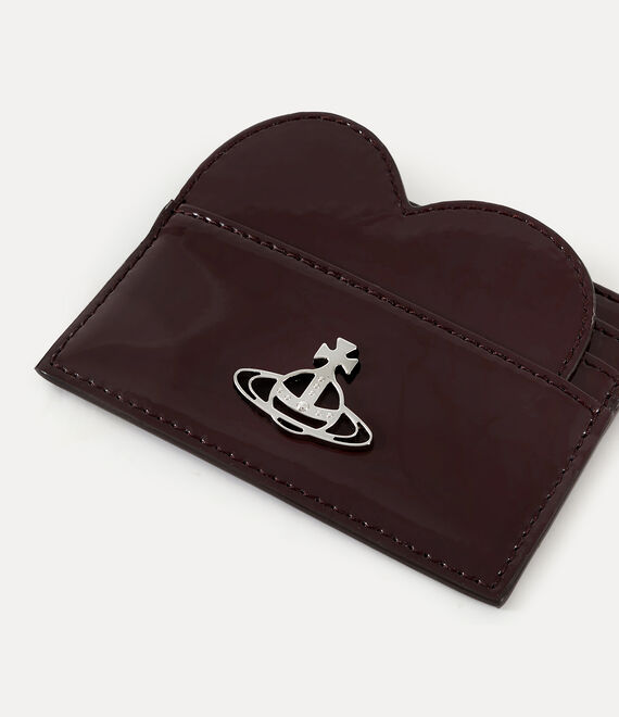 Vivienne Westwood Heart Card Holder Brown | 429783ZCJ