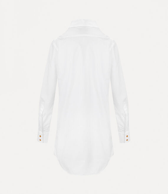 Vivienne Westwood Heart Shirt Dress White | 892156ZIK