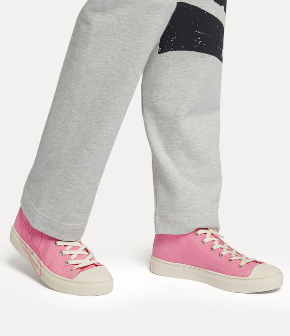 Vivienne Westwood High Top Canvas Plimsoll Sex Pink | 315870TGX