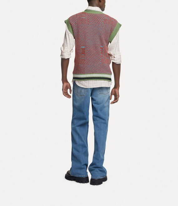 Vivienne Westwood Highlander Vest Multi | 046187ZUA