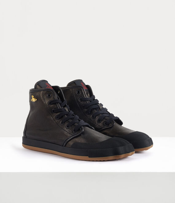 Vivienne Westwood High-top Animal Gym Trainers Black | 208159HNG