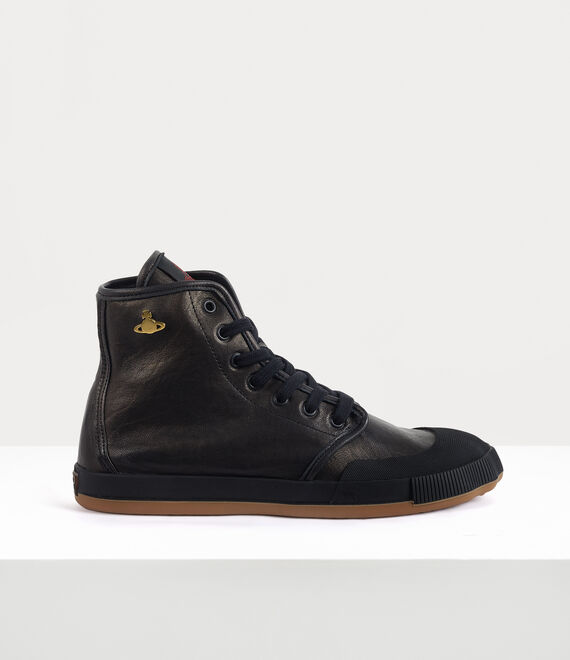 Vivienne Westwood High-top Animal Gym Trainers Black | 208159HNG