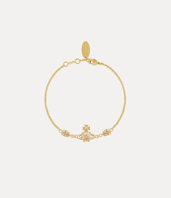 Vivienne Westwood Joaquina Bracelet Gold / L-champagne Cz | 860259NAE