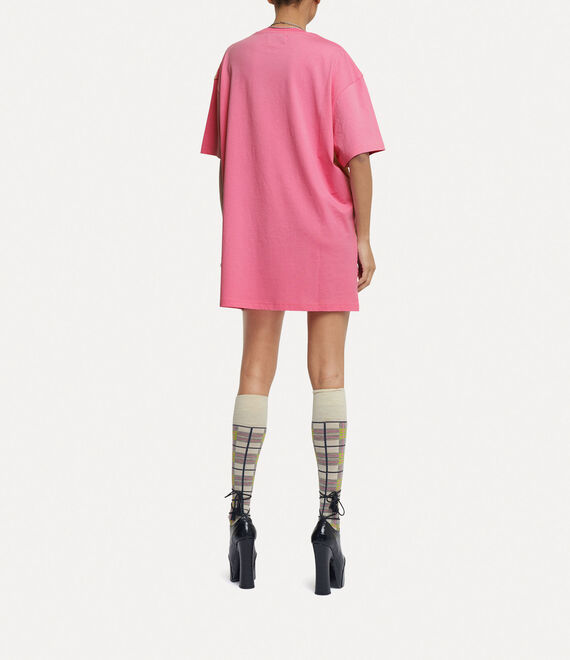 Vivienne Westwood Kiss Oversized T-shirt Pink | 197520FEV