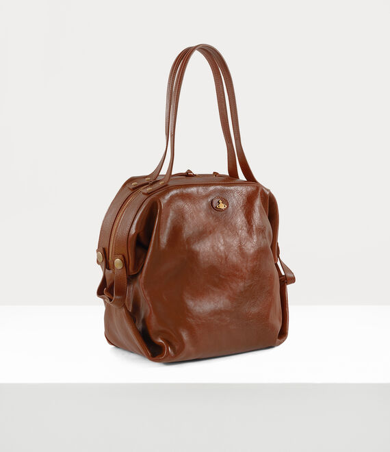 Vivienne Westwood Large Mara Holdall Tan | 691738TJF