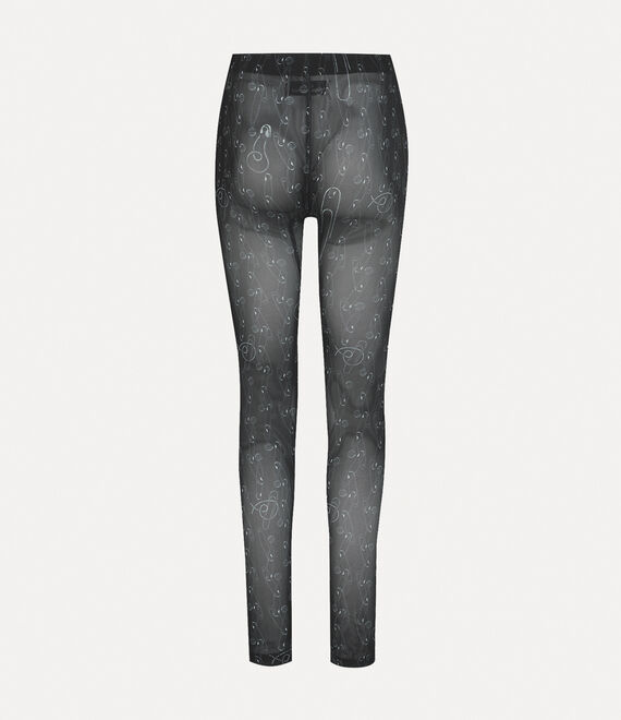 Vivienne Westwood Leggings Black Safety Pins | 467105SOW