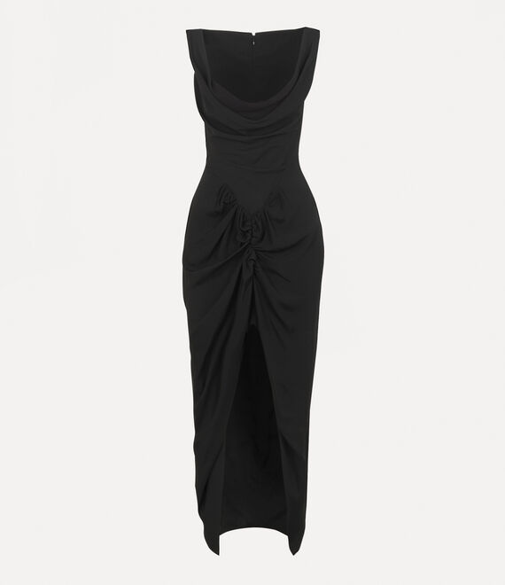 Vivienne Westwood Long Panther Dress Black | 439680QAP