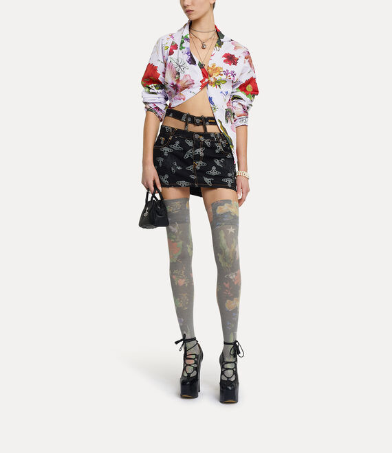 Vivienne Westwood Long Sleeve Natalia Shirt Flower | 258396SMJ