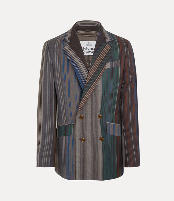 Vivienne Westwood Loose Double-breasted Jacket Multi | 196485MJP