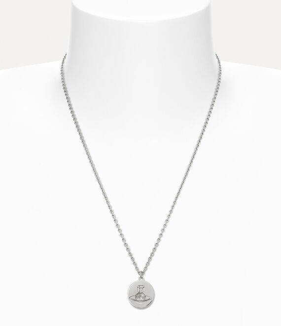 Vivienne Westwood Man Janus Pendant Necklace Platinum | 842370LCI