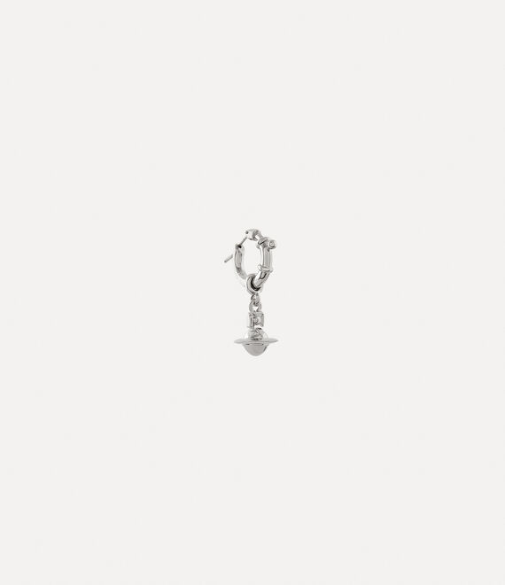 Vivienne Westwood Man. Pauliana Single Earring Oxi Silver | 358417SVB