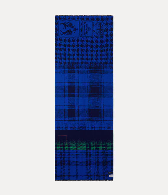 Vivienne Westwood Many Checks Stole Sage | 308549SCJ