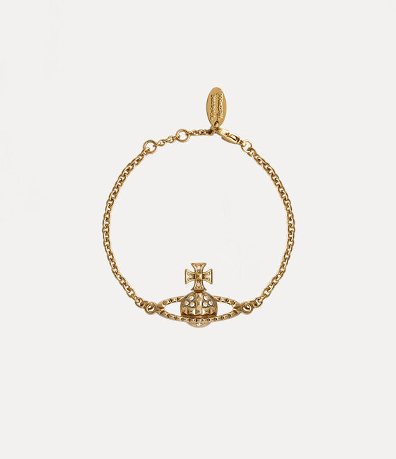 Vivienne Westwood Mayfair Bas Relief Bracelet Gold Crystal Ab | 839025CJP