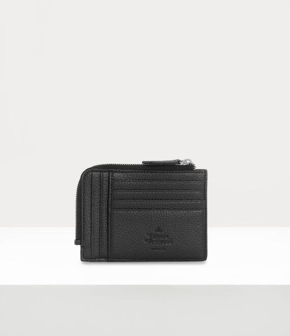 Vivienne Westwood Medium Card Holder With Zip Black | 861092FHX