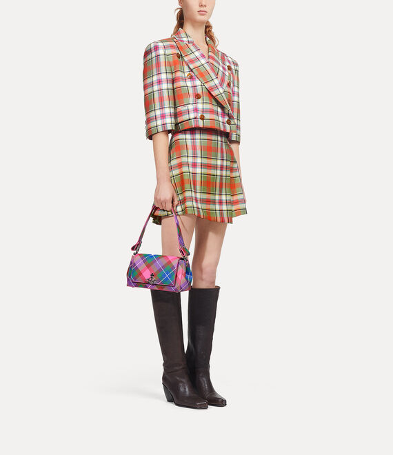 Vivienne Westwood Medium Hazel Handbag Candy Tartan | 246978PAO