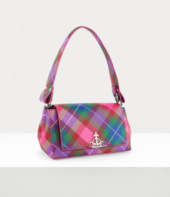 Vivienne Westwood Medium Hazel Handbag Candy Tartan | 246978PAO