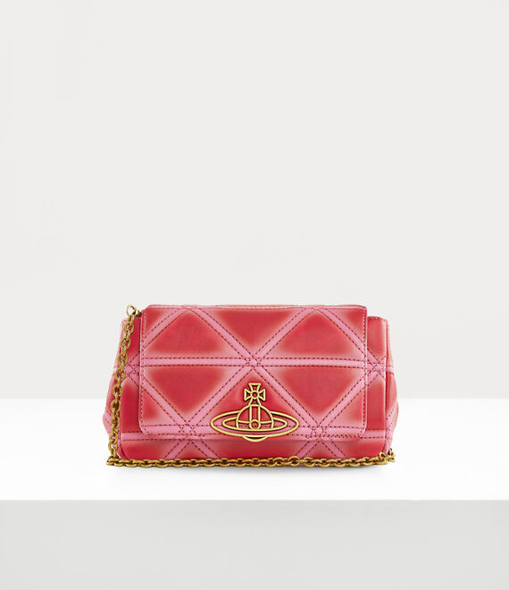 Vivienne Westwood Medium Hazel Handbag Pink/Red | 146397SMF