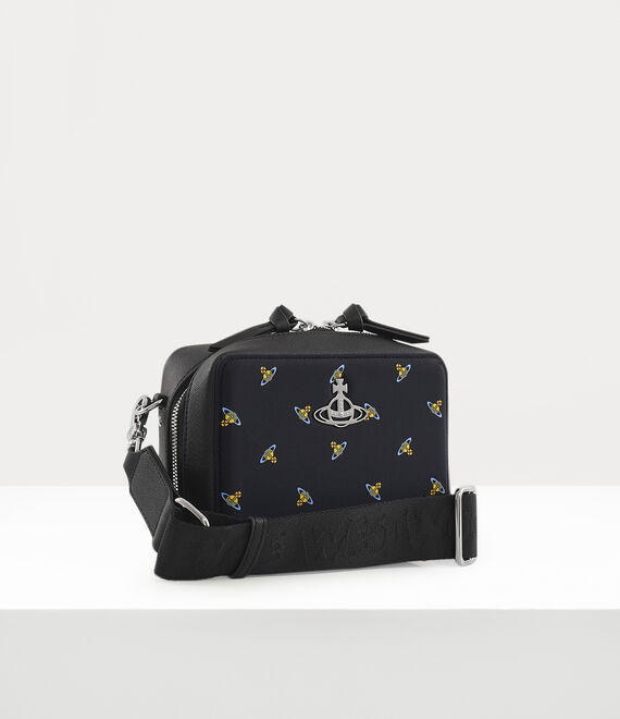 Vivienne Westwood Melih Camera Bag Black/Baby Orbs | 430271UJK