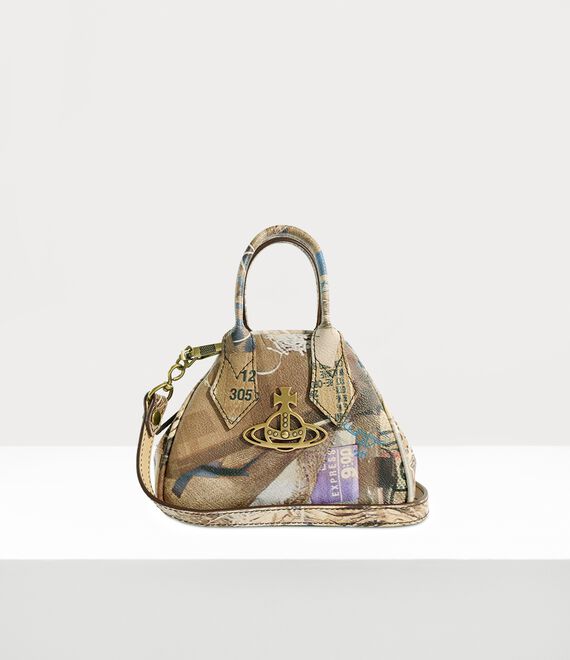 Vivienne Westwood Mini Yasmine Bag Rubbish Print | 923715QFA