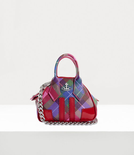 Vivienne Westwood Mini Yasmine Chain Bag Candy Tartan | 903256TOQ