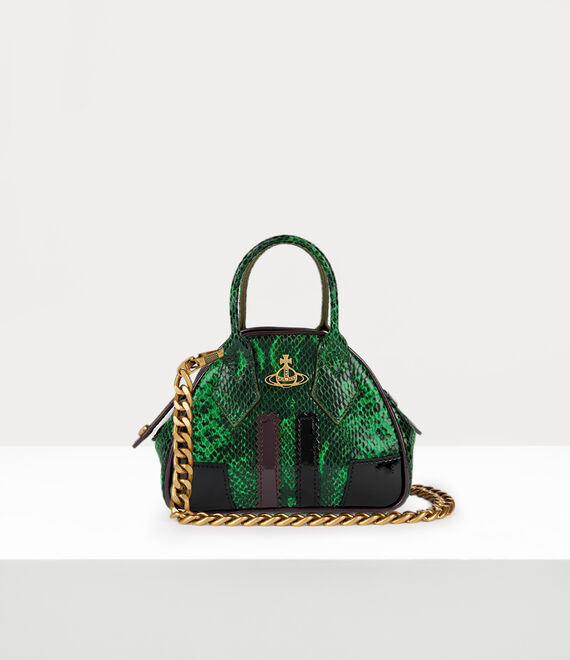 Vivienne Westwood Mini Yasmine Chain Bag Green | 306527PUC