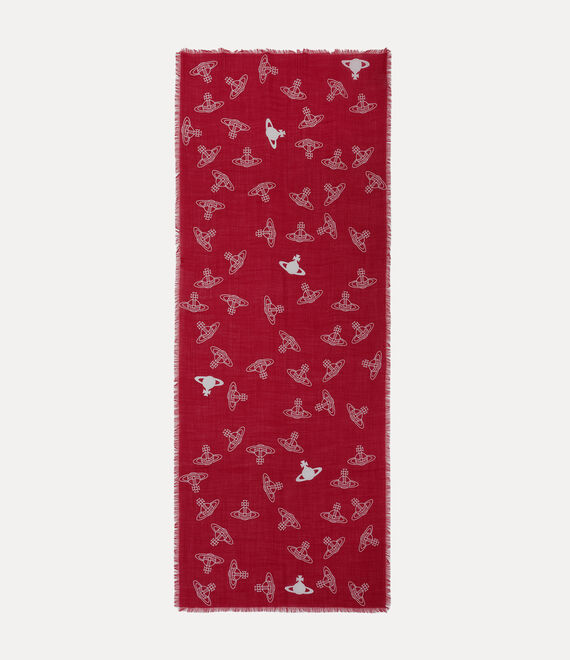 Vivienne Westwood Orb Stole Red | 047856BWV