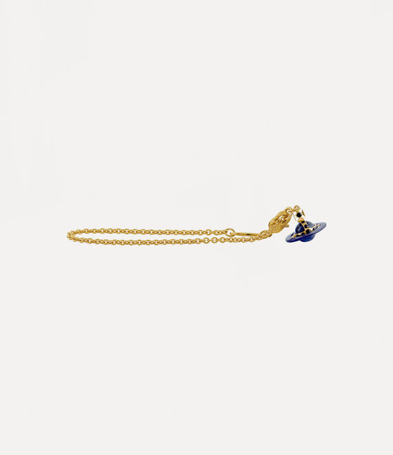 Vivienne Westwood Petite Original Orb Bracelet Gold/Dark Purple,Opaque Jet Enamel/Berry Blue | 459201SOT