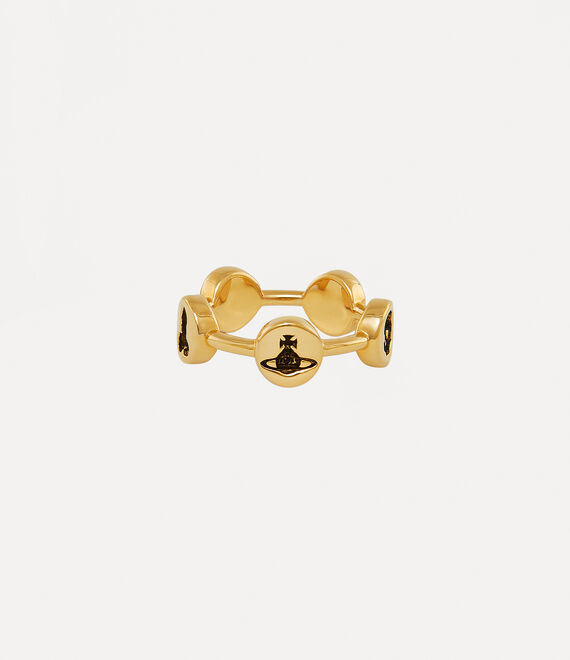 Vivienne Westwood Ramaa Ring Gold / Black Patina | 125308TCN