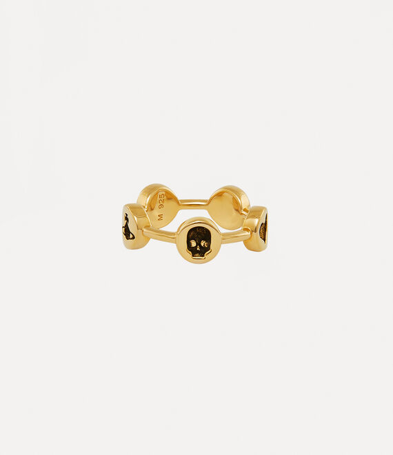 Vivienne Westwood Ramaa Ring Gold / Black Patina | 125468UWS