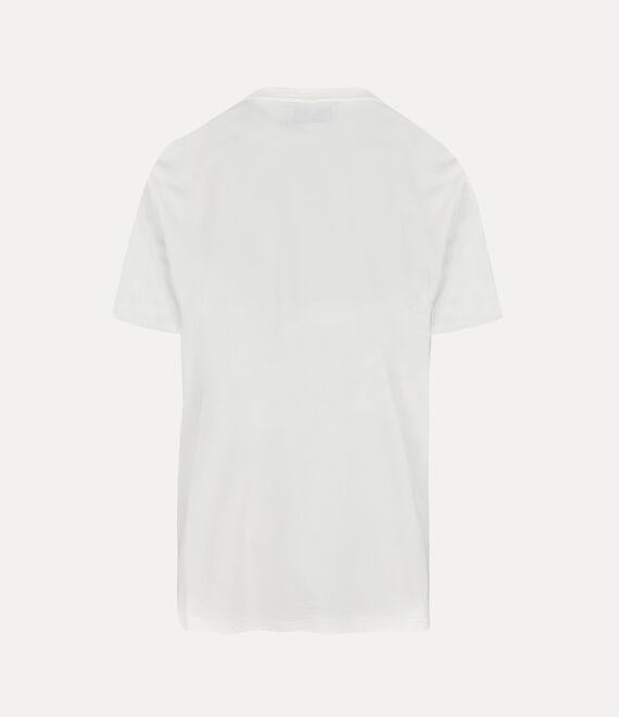 Vivienne Westwood Safety Pin Orb Classic T-shirt White | 479102HVQ