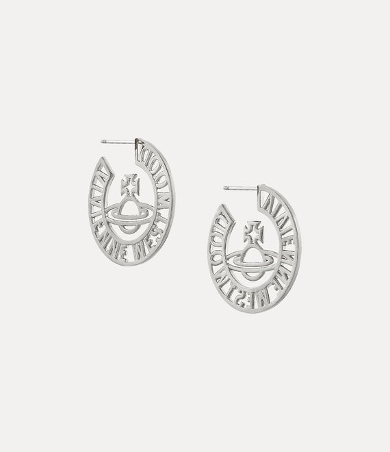 Vivienne Westwood Selma Earrings Platinum | 538124AGO