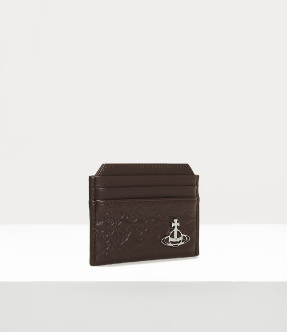 Vivienne Westwood Slim Card Holder Brown | 310574CIQ