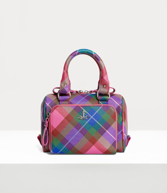 Vivienne Westwood Small Chelsea Bowling Bag Candy Tartan | 179023MQI