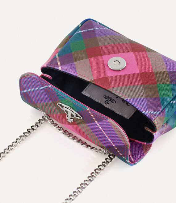 Vivienne Westwood Small Purse With Chain Handbag Candy Tartan | 760852VKM