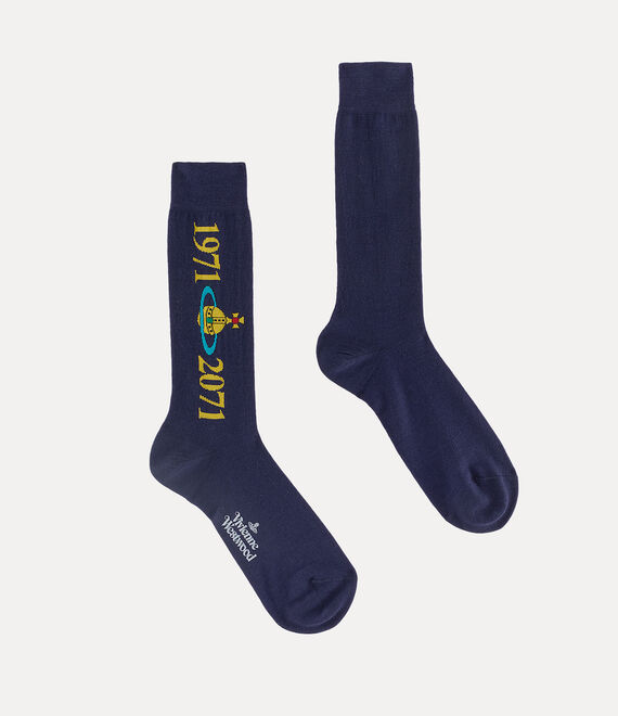 Vivienne Westwood Soccer Sock Navy Blue | 849061NUM