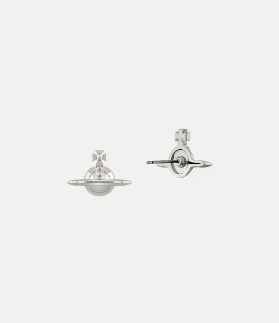 Vivienne Westwood Solid Orb Earrings Platinum | 063712FXG