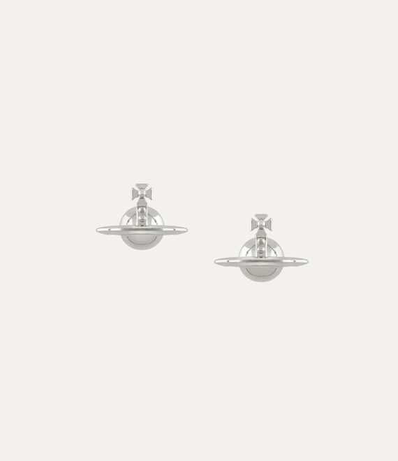 Vivienne Westwood Solid Orb Earrings Platinum | 063712FXG