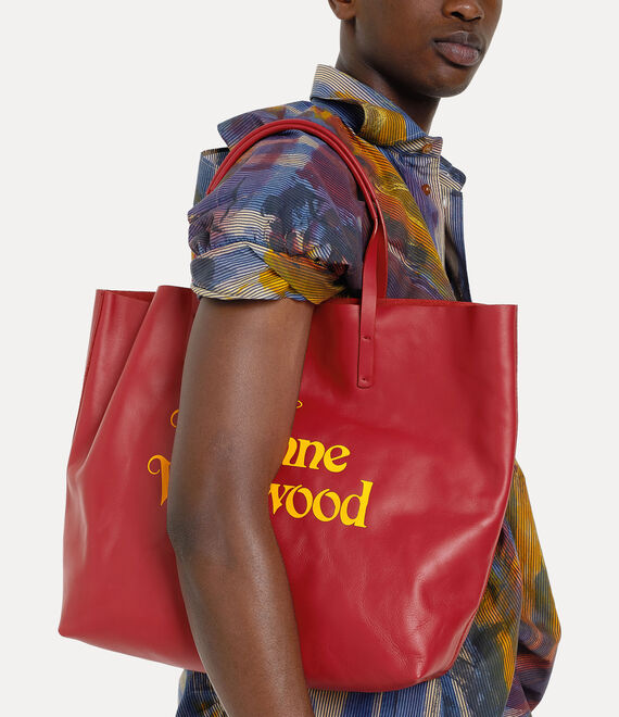 Vivienne Westwood Studio Shopper Red/Yellow | 693184KLT