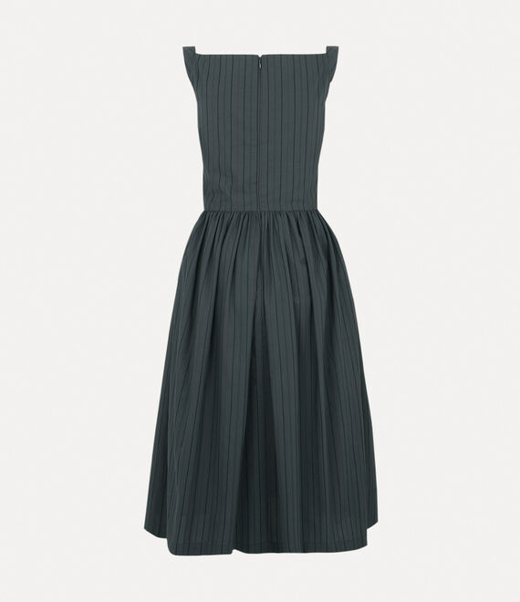 Vivienne Westwood Sunday Dress Grey Stripes | 547089IJO