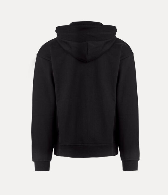 Vivienne Westwood Sunken Orb Zip Hoodie Black | 805712IWT