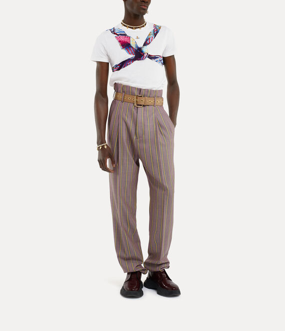 Vivienne Westwood Tie Bondage Peru T-shirt White | 105796OQF