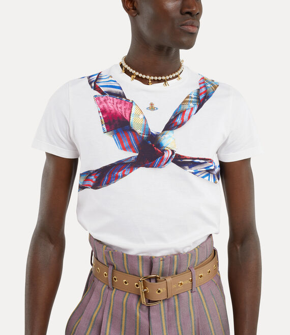 Vivienne Westwood Tie Bondage Peru T-shirt White | 105796OQF