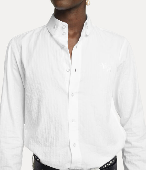 Vivienne Westwood Two Button Krall Shirt White Stripes | 907132JEO