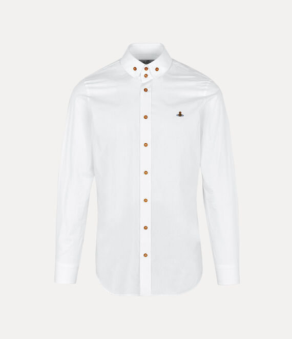 Vivienne Westwood Two Button Krall Shirt White | 627543UFE