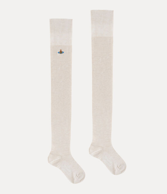 Vivienne Westwood Uni Over The Knee Socks Pearl | 586437FTO