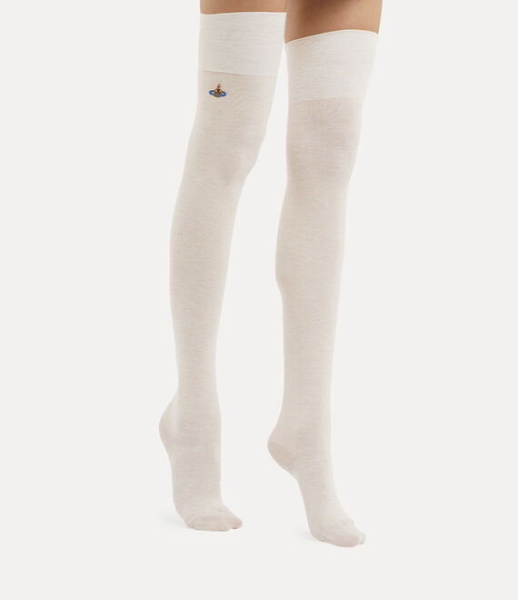 Vivienne Westwood Uni Over The Knee Socks Pearl | 586437FTO